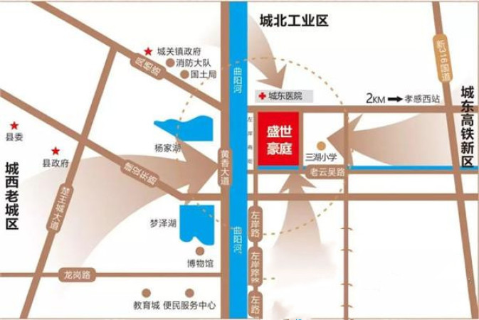 盛世豪庭交通图