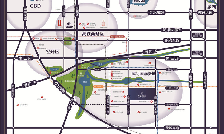 华发峰景湾交通图