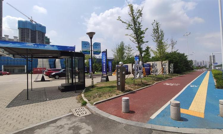 悦岛蓝湾实景图