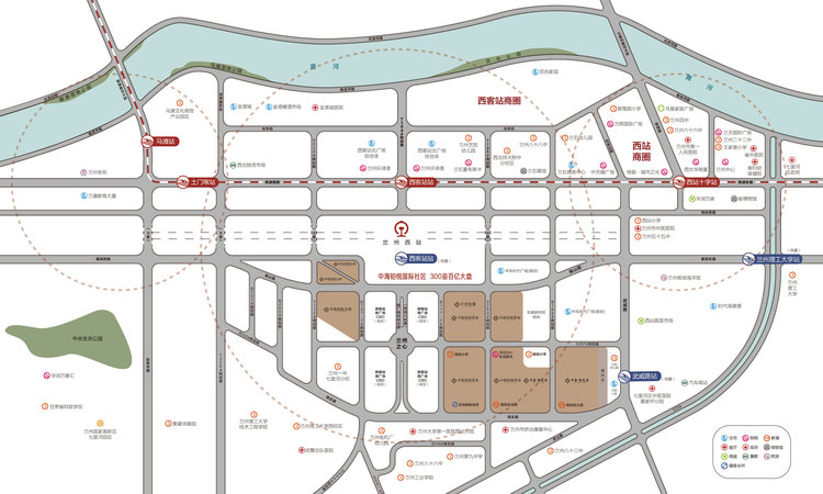 中海铂悦府交通图