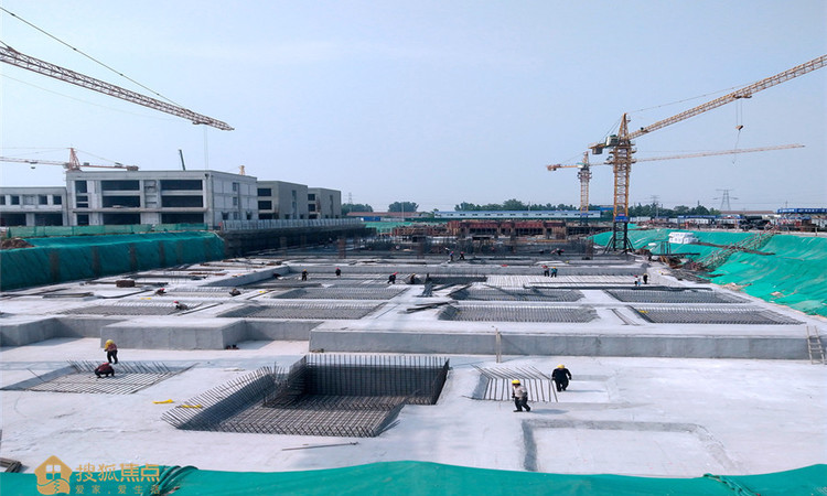 中国（淄博）海月龙宫物流港施工进度图