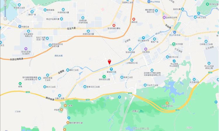 蔚蓝左岸花园交通图