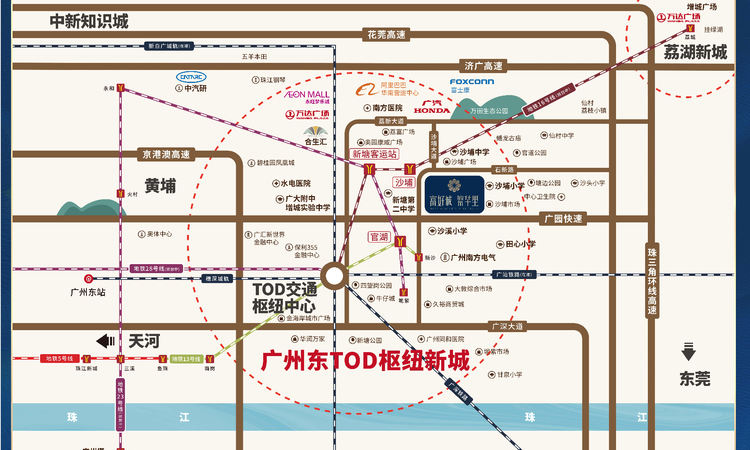富好城·繁华里交通图