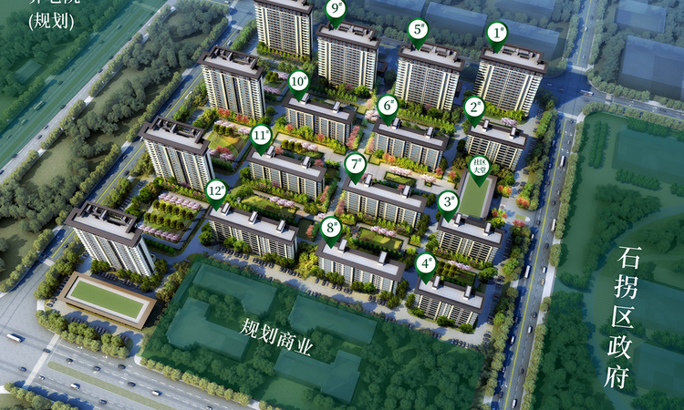 中朵·上东郡楼层平面图