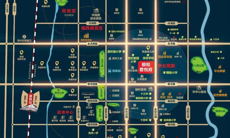 颐和·君悦府交通图