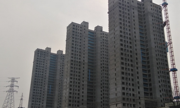 融创宏泰·融公馆施工进度图