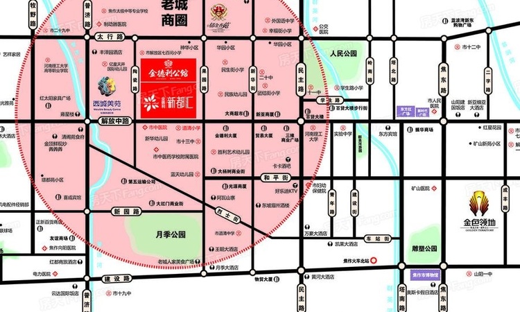 金德利·新都汇交通图