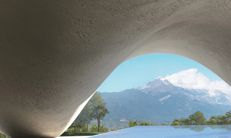 美林水城·温泉小院效果图