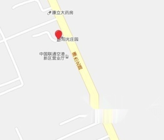 阳光庄园交通图