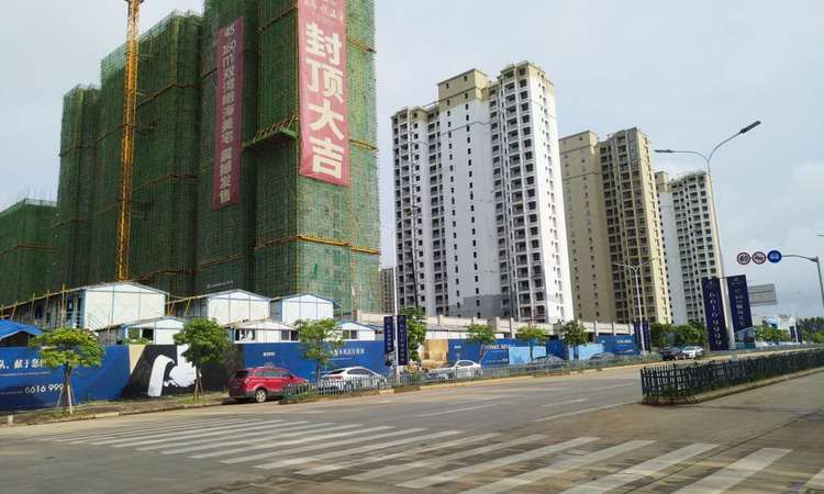 景园悦海湾施工进度图