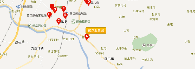 熊岳温泉城实景图