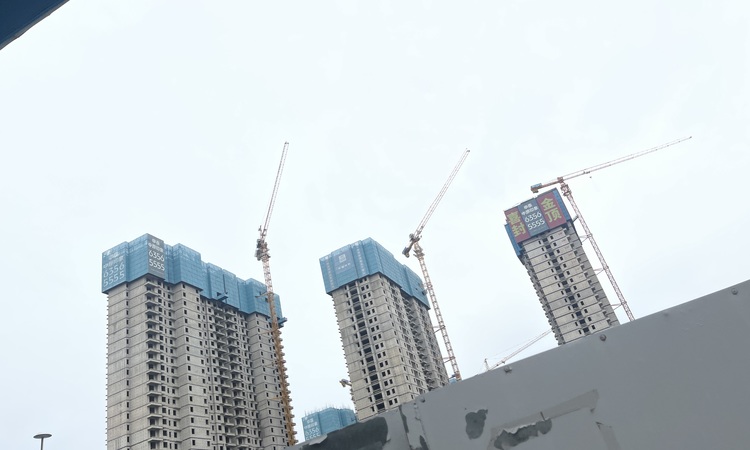 金投申泰中原印象施工进度图