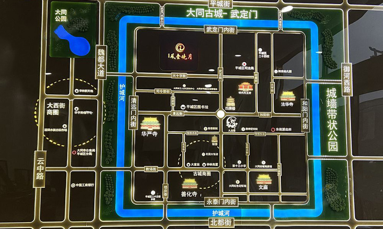 大同四合院·凤台晓月壹号院交通图