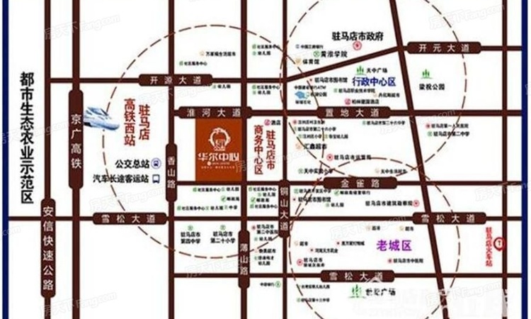东方今典·高铁新城交通图