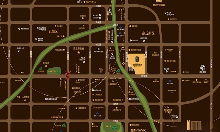 建业壹号城邦交通图