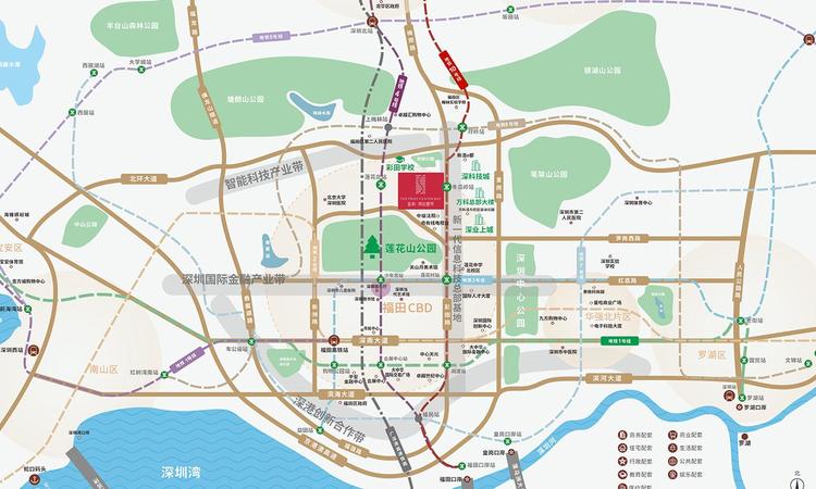 金科·湾心壹号交通图