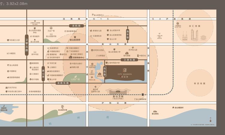 建邦国宸府交通图