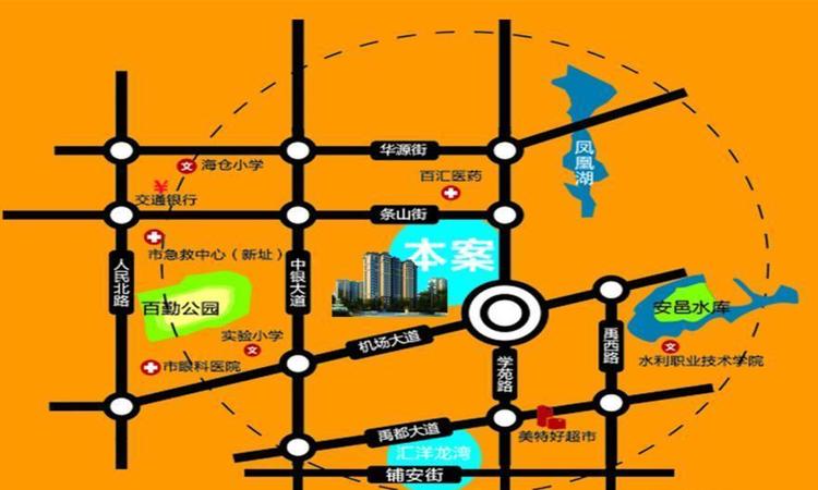 汇洋·新悦城交通图