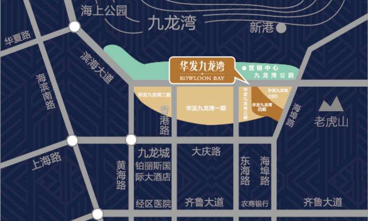 华发九龙湾交通图