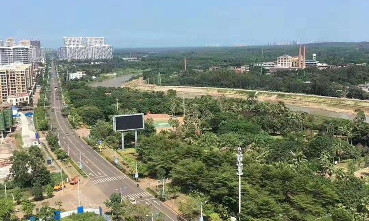 滨江广场实景图