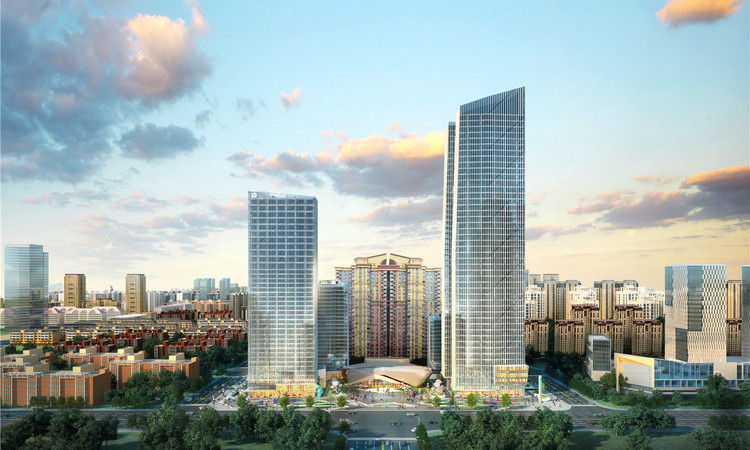 万秀中心效果图