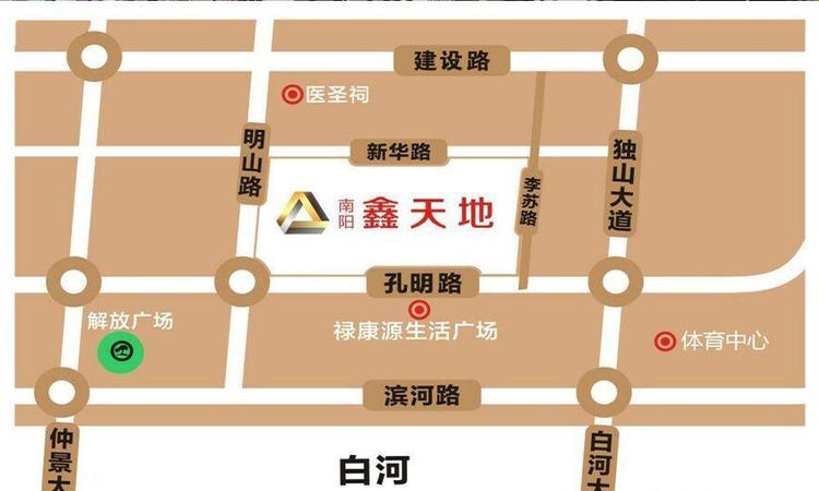 文华·南阳天地交通图