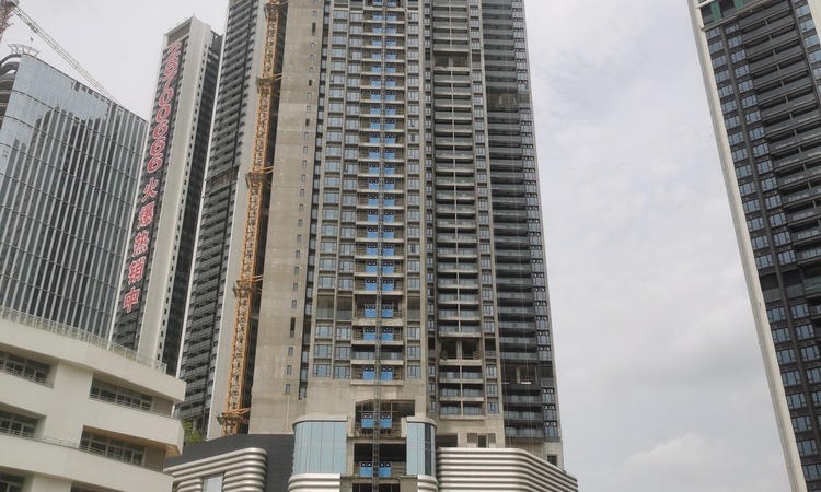 岗宏翰林汇施工进度图