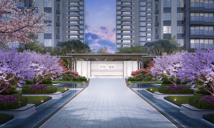 万为融信·玺园效果图