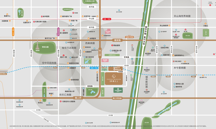 绿城凤栖云庐交通图