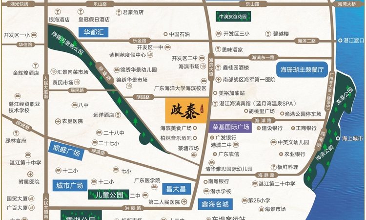 政泰大厦交通图