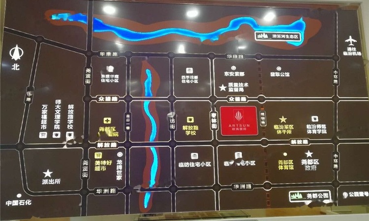 欧尚国际交通图