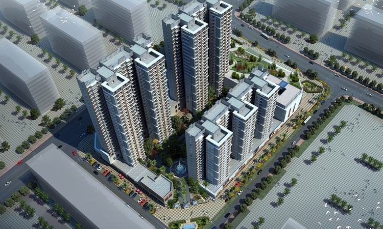 繁盛名都效果图