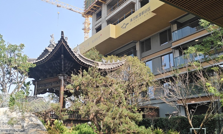 万科桂语东方施工进度图