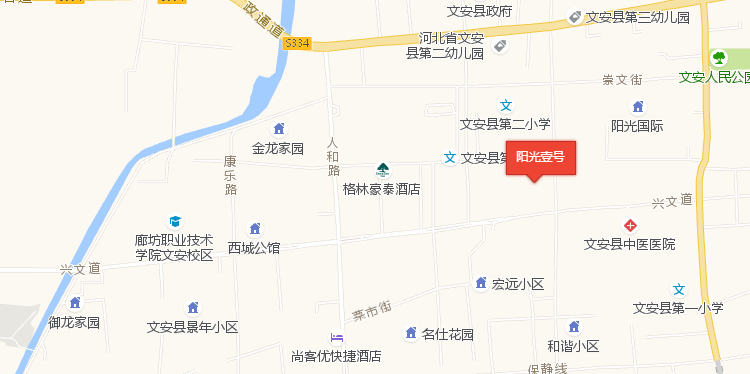 阳光壹号交通图