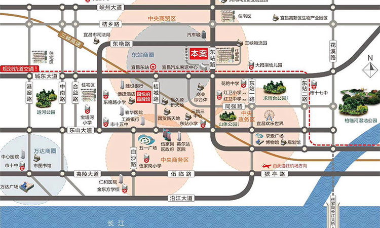 阳光城中梁·国悦府交通图