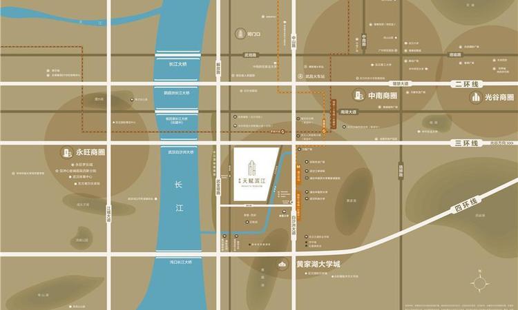 景瑞天赋滨江交通图