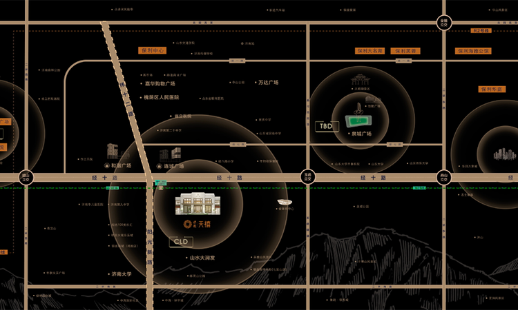 保利天禧交通图