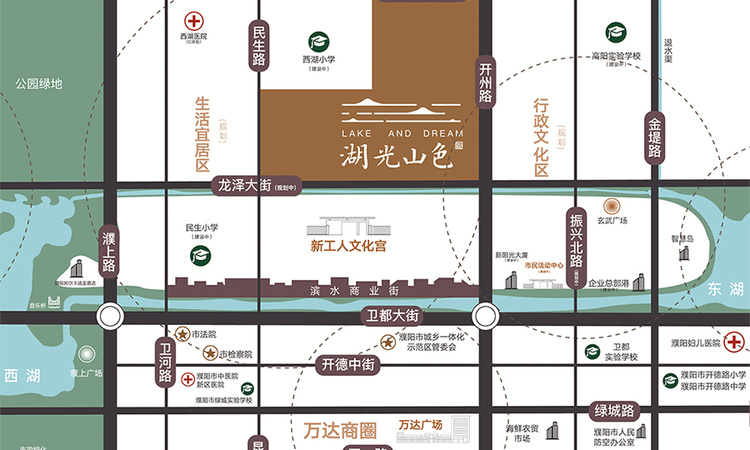 湖光山色交通图