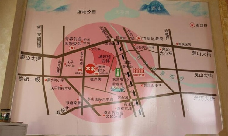 京润华庭交通图