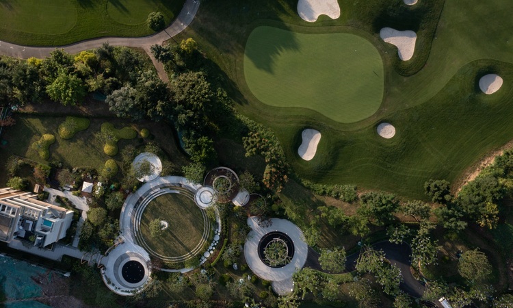 信达印南山实景图