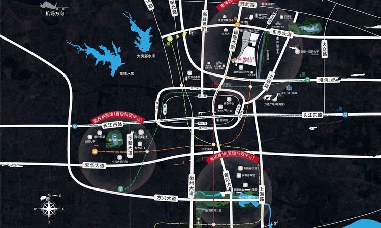 招商奥体公园交通图