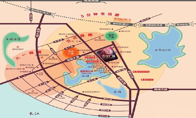 万华广场交通图