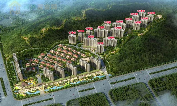 碧桂园凤凰山效果图