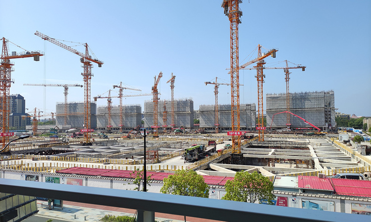 港城悦庭施工进度图
