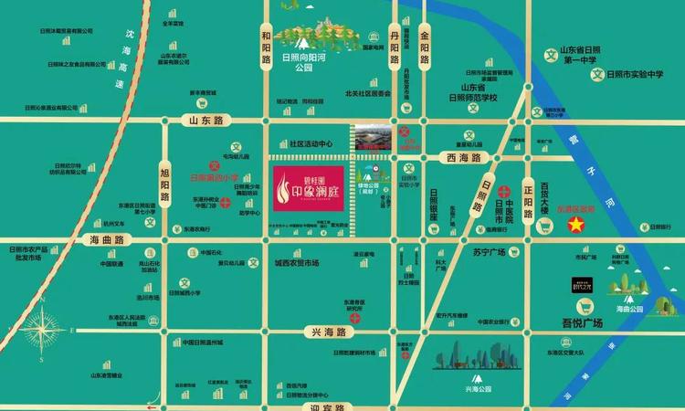 碧桂园·印象澜庭交通图