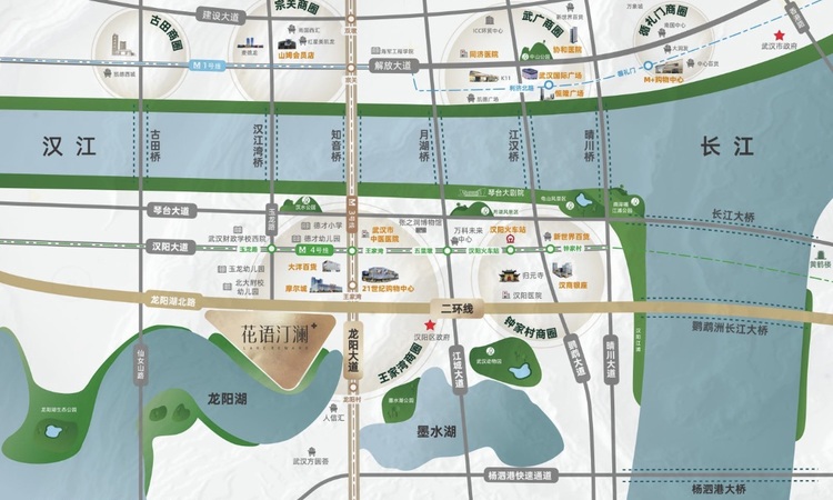 中国铁建·花语汀澜交通图