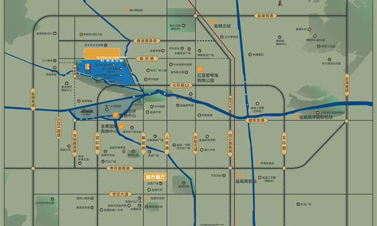  百禾小镇二期——绿城百禾・桂语江南交通图