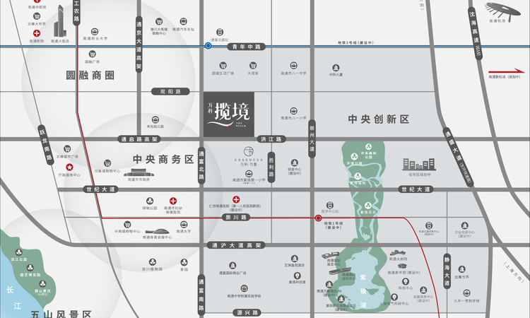 万科·揽境交通图