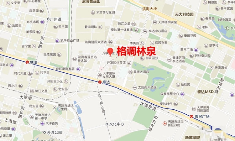 格调林泉二期交通图