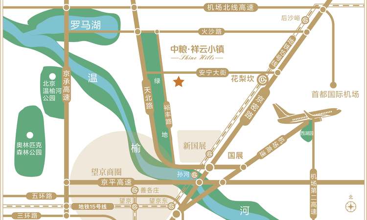 和光瑞府交通图